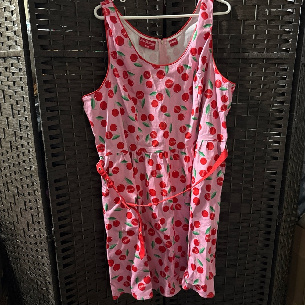 Loungefly Pink Cherry Coca Cola Dress